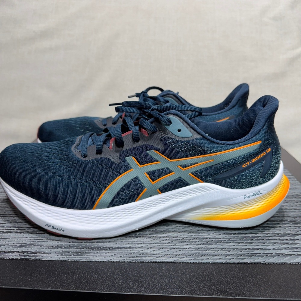 ASICS GT-2000 12 Running Shoes - Mens Size 11 - Blue 1011B691